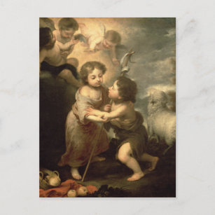 The Infants Christ and John the Baptist Postcard