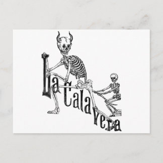 The Infernal Calavera. The Day of the Dead. Postcard