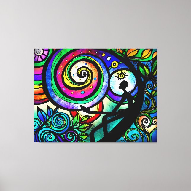 The Infinite Mind Stretched Canvas Print (Front)