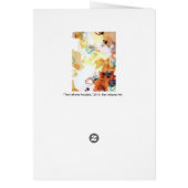 The Infinite Possible Abstract Art rocks shapes Cards (Back)