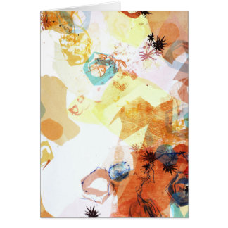The Infinite Possible Abstract Art rocks shapes Cards
