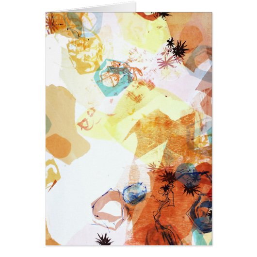 The Infinite Possible Abstract Art rocks shapes Cards (Front)