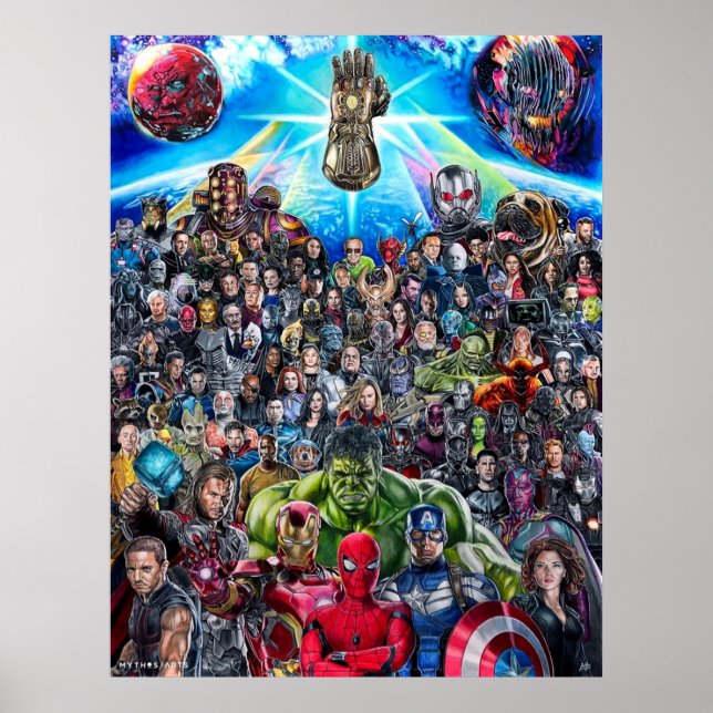 The Infinity Saga Poster (Front)
