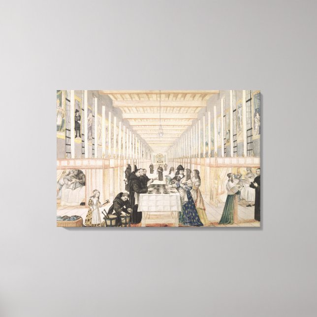 The Infirmary of Sisters of Charity during a Canvas Print (Front)