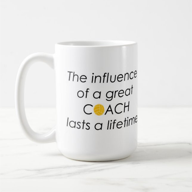 The Influence of a Coach Water Polo Mug (Left)