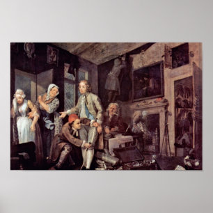 The Inheritance " By Hogarth William Poster