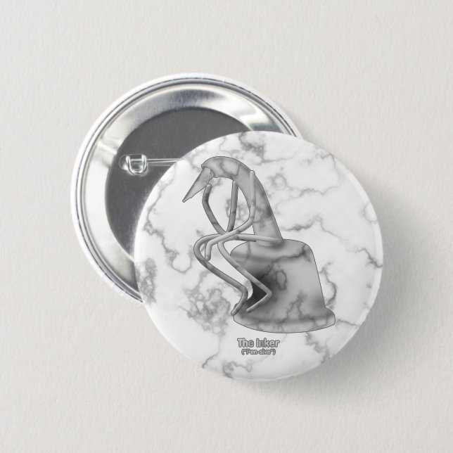 The Inker ("Pen-sive") -  Button (Front & Back)