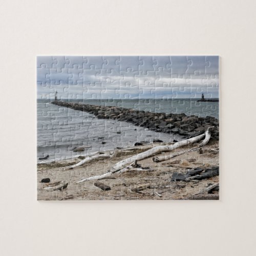 The Inlet at Lake Montauk Point Jigsaw Puzzle