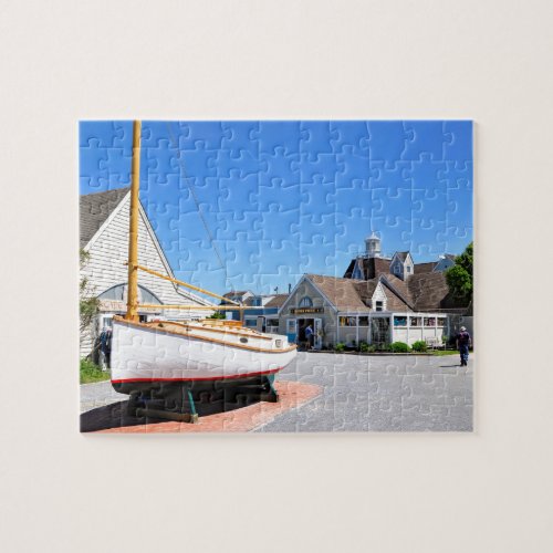 The Inlet  Village at Montauk Point Jigsaw Puzzle