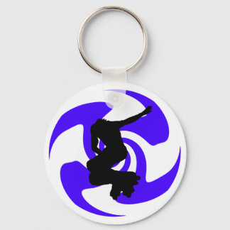 THE INLINE BLUE KEYCHAIN