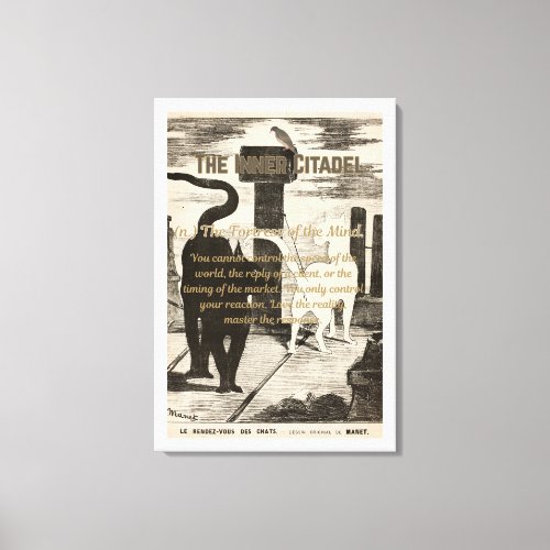 The Inner Citadel Stretched Canvas Print