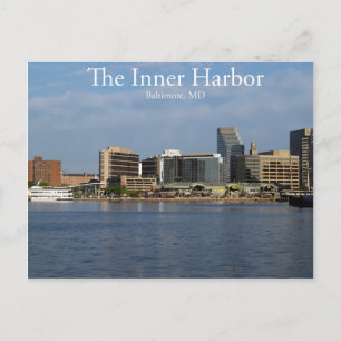 The Inner Harbor of Baltimore Postcard