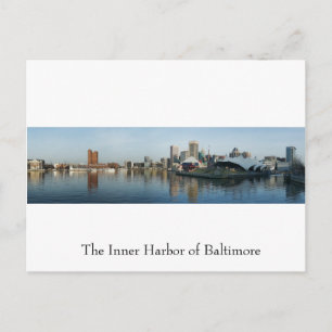 The Inner Harbor of Baltimore Postcard