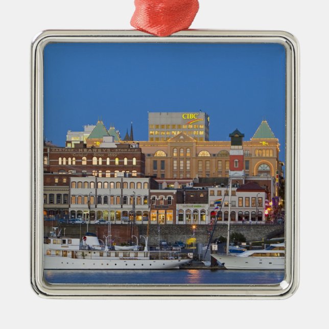 The inner harbour at Victoria British Columbia Metal Ornament (Front)