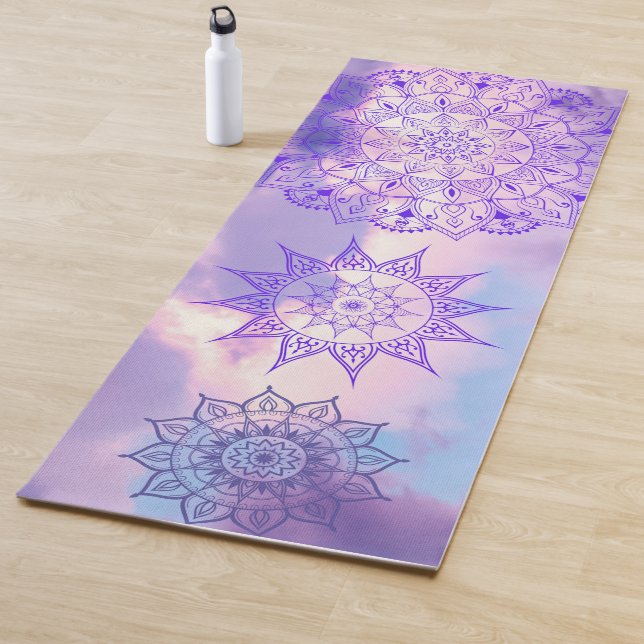 The Inner Sky Cosmic Consciousness Pastel Yoga Mat (In Situ)