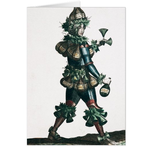 The Innkeeper, allegorical costume design Cards (Front)