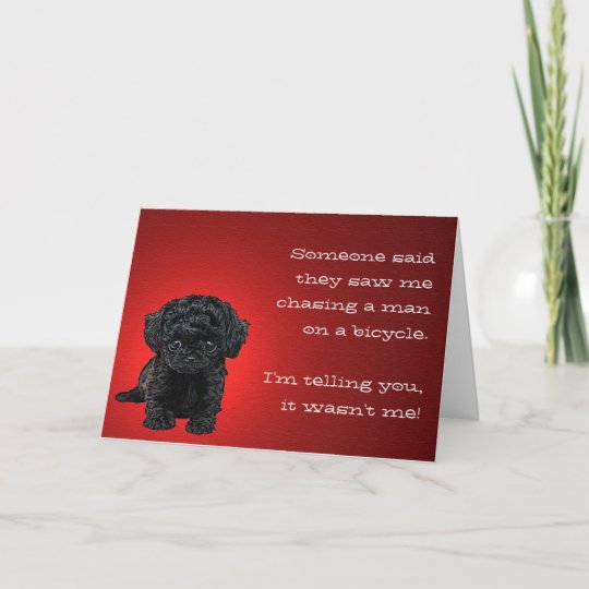 The Innocent Pup Greeting Card