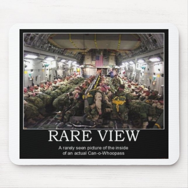 the INSIDE of an actual Can-O-Whoopass Mouse Pad (Front)