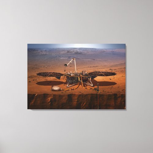 The Insight Lander Canvas Print