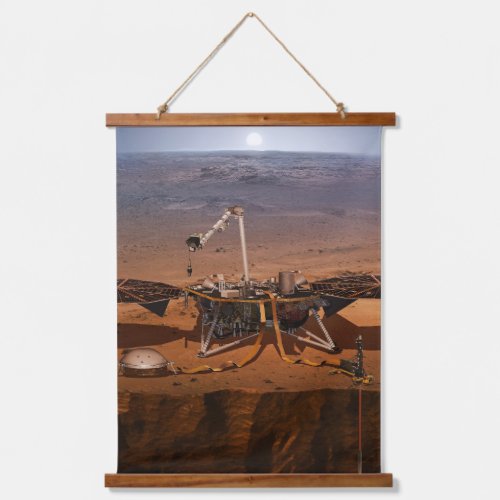 The Insight Lander Hanging Tapestry