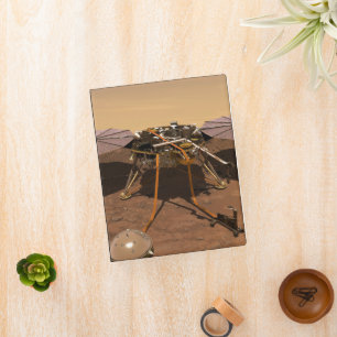 The Insight Lander Operating On Surface Of Mars. Mini Binder