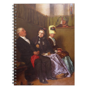 The Inspiring Sermon (oil on canvas) Notebook