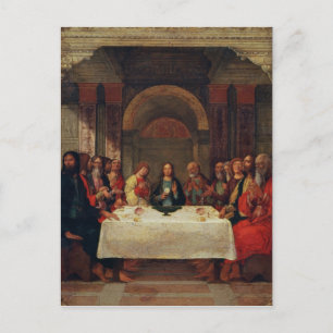 The Institution of the Eucharist, c.1490 Postcard