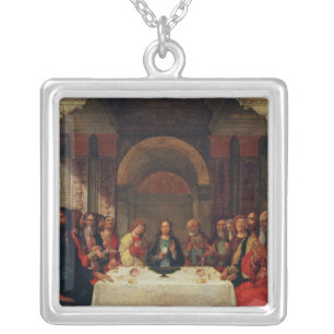 The Institution of the Eucharist, c.1490 Silver Plated Necklace