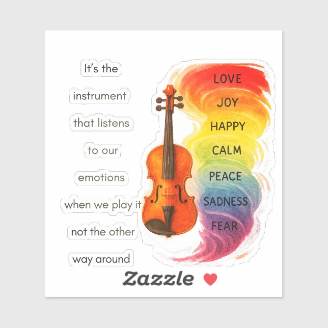 The Instrument That Listens Sticker (Sheet)