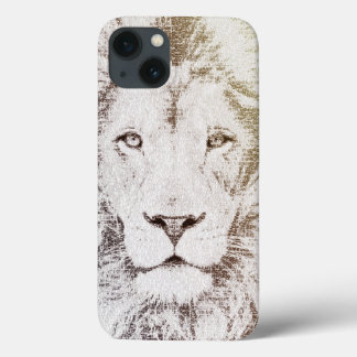 The Intellectual Lion - typography art iPhone 13 Case