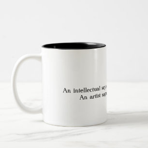The Intellectual Versus The Artist Bukowski Mug
