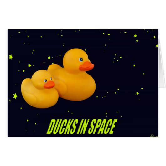 The intergalactic Ducks Cards (Front Horizontal)