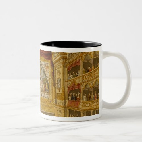 The interior of the royal theatre at Dresden Two_Tone Coffee Mug