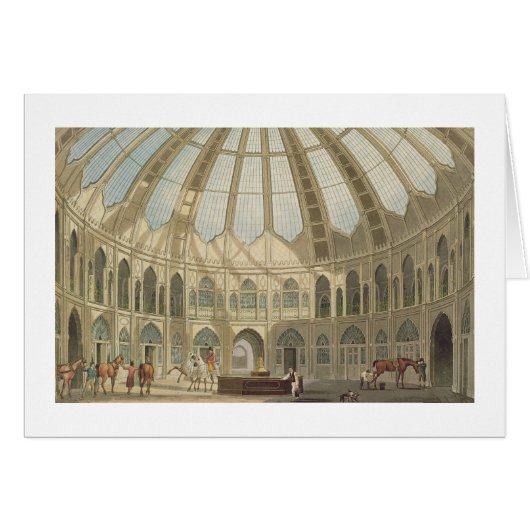 The Interior of the Stables, from 'Views of The Ro (Front Horizontal)