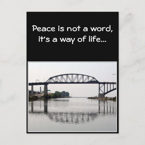 The International Peace Bridge Postcard