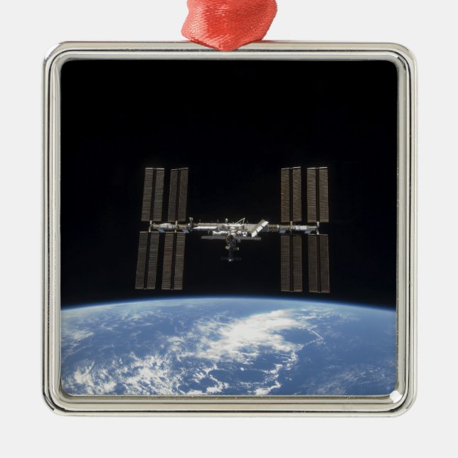 The International Space Station 10 Metal Ornament (Front)