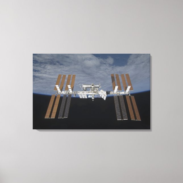 The International Space Station 11 Canvas Print (Front)