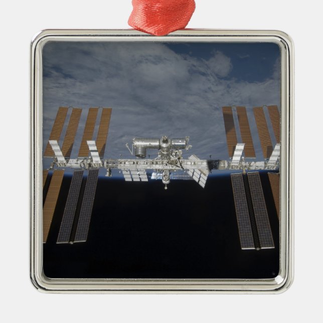 The International Space Station 11 Metal Ornament (Front)