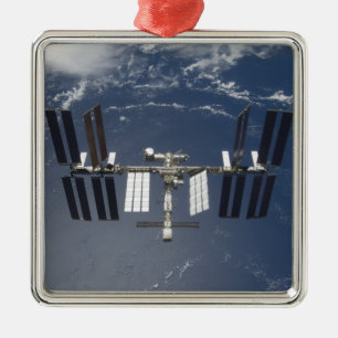 The International Space Station 13 Metal Ornament