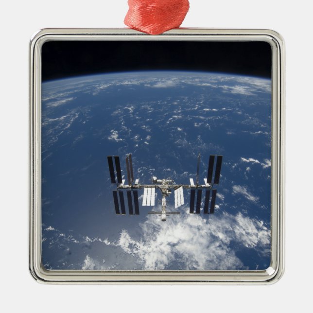 The International Space Station 14 Metal Ornament (Front)