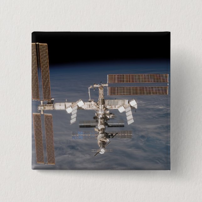 The International Space Station 16 Pinback Button (Front)