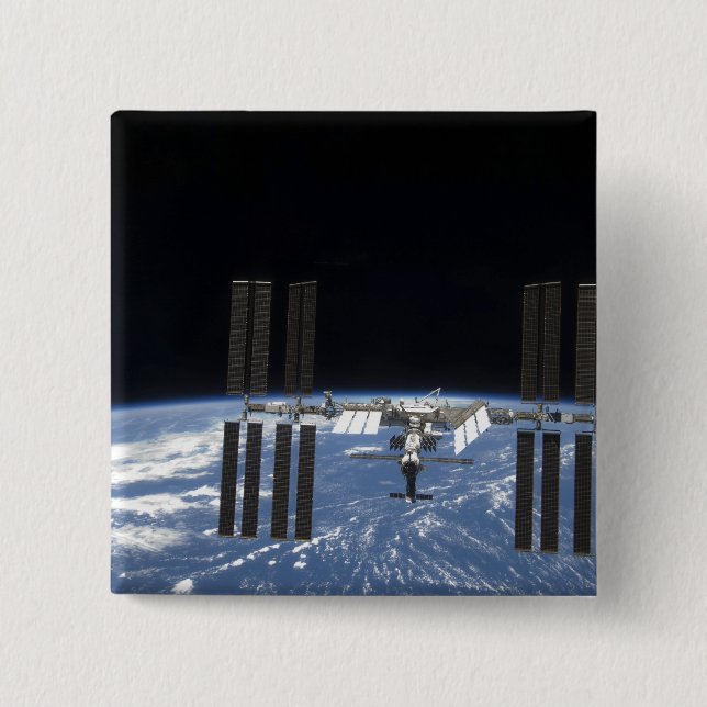The International Space Station 18 Pinback Button (Front)