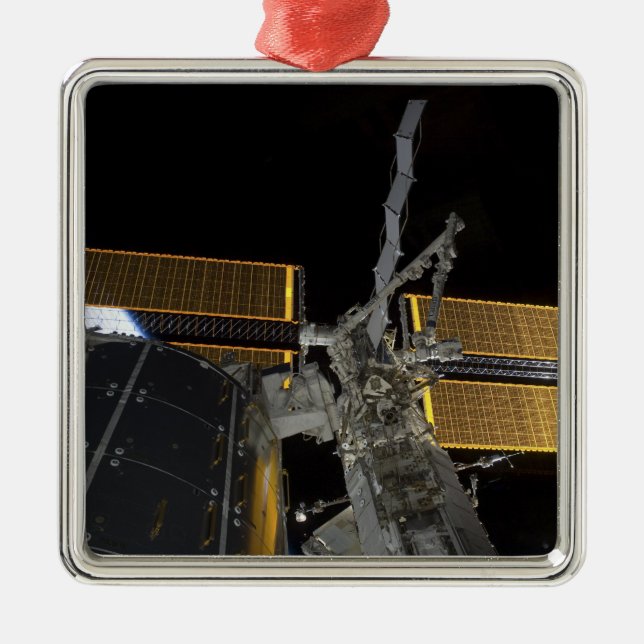 The International Space Station 2 Metal Ornament (Front)