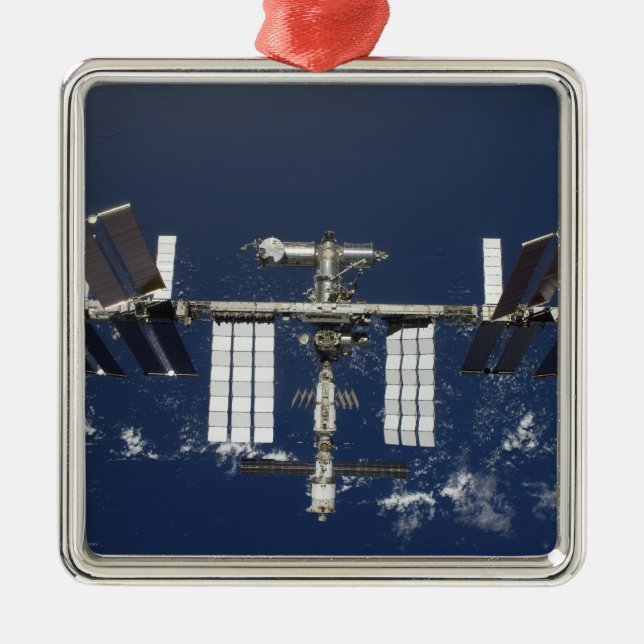 The International Space Station 4 Metal Ornament (Front)