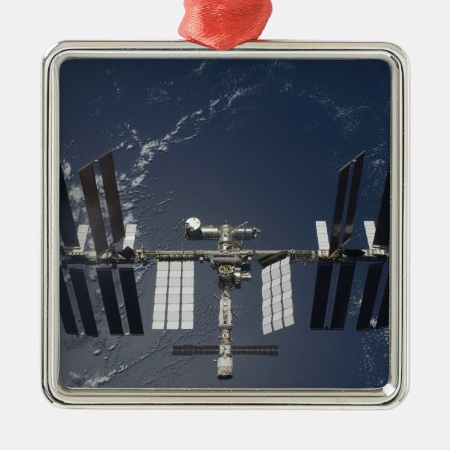 The International Space Station 5 Metal Ornament (Front)
