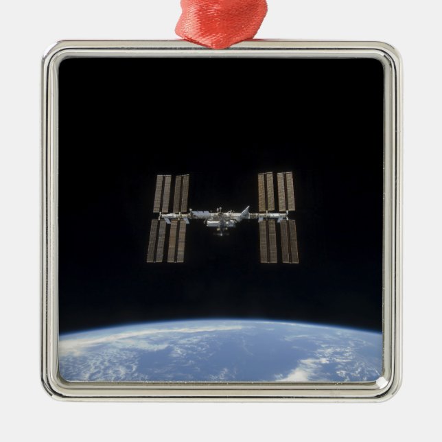 The International Space Station 7 Metal Ornament (Front)
