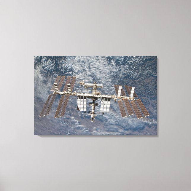 The International Space Station 8 Canvas Print (Front)