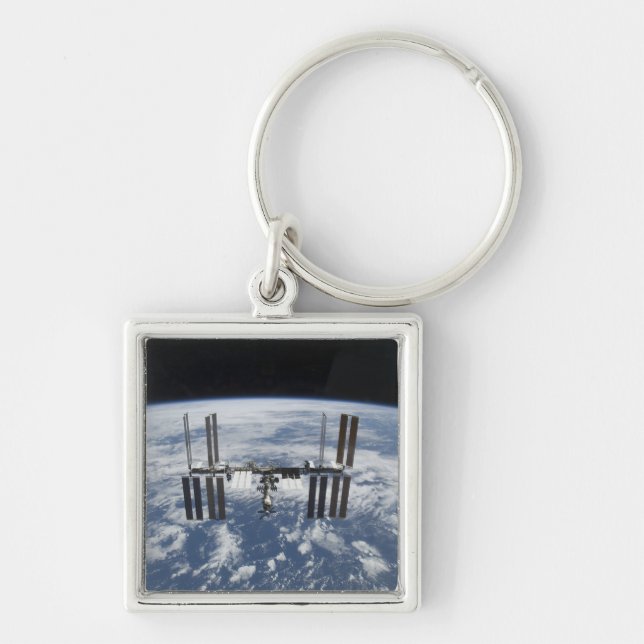 The International Space Station in orbit Keychain (Front)
