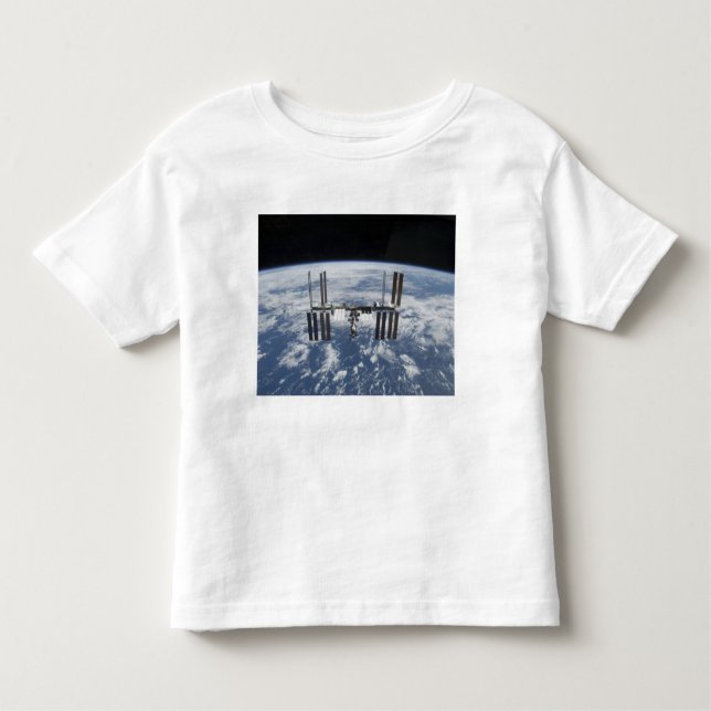The International Space Station in orbit Toddler T-shirt (Front)