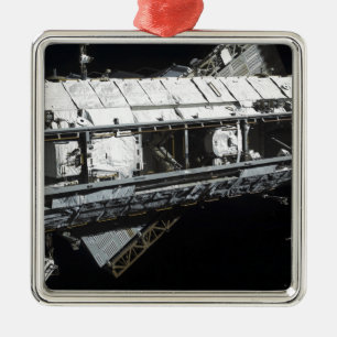 The International Space Station's starboard tru Metal Ornament